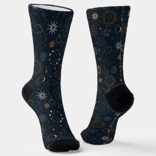 Stars & Planets Pattern Socks