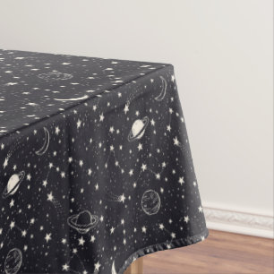 Stars & Planets Pattern Tablecloth