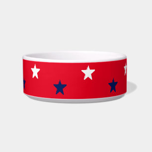 Stars Red white blue USA patriotic pattern Bowl
