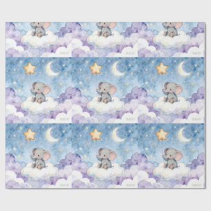 Stars repeating pattern wallpaper wrapping paper