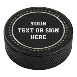 Stars Ring gold & Ring silver + YOURS Hockey Puck