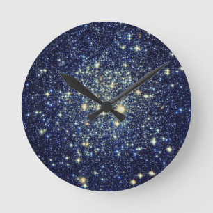 Stars Round Clock