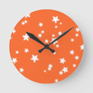 Stars Round Clock