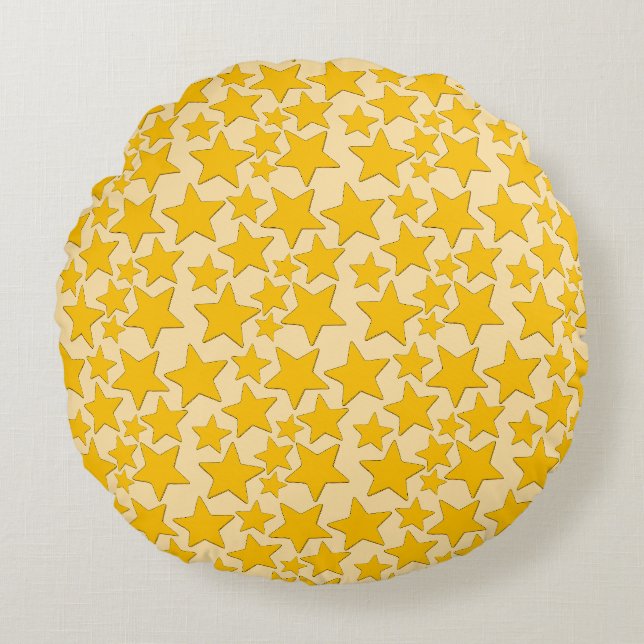 Stars Round Cushion (Front)
