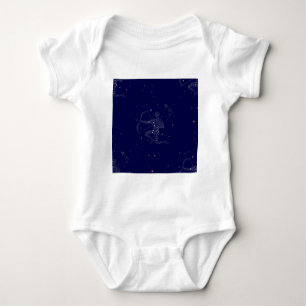 stars sagittarius baby bodysuit