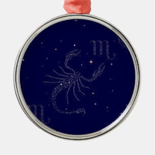 stars scorpio metal tree decoration