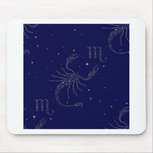 stars scorpio mouse pad