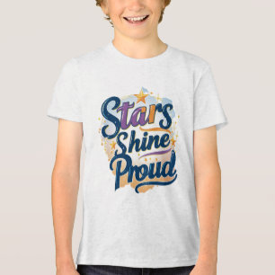 Stars Shine Proud T-Shirt – Bold and Patriotic Tri-Blend Shirt