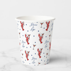 Stars & Sips America 250 Coastal Summer  Paper Cups