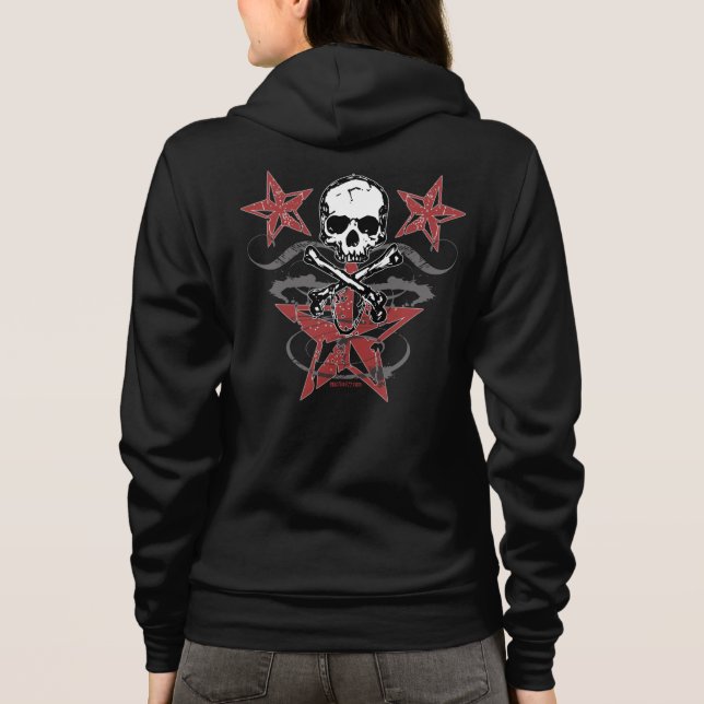 Stars & Skull Hoodie (Back)