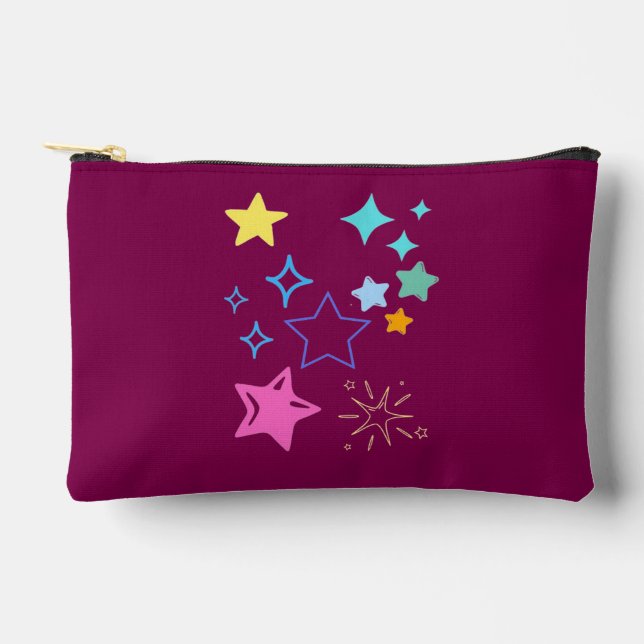 Stars Small Accessory Pouch (Front)
