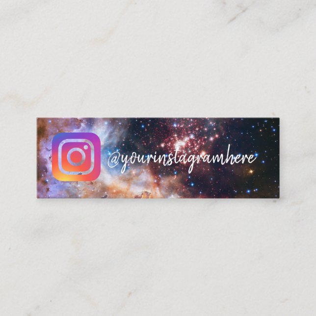 stars social media business card (Front)