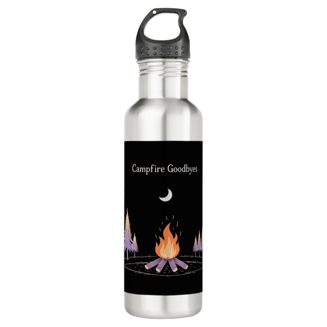 Stars & Sparks: One Last Campfire Goodbye 710 Ml Water Bottle (Front)