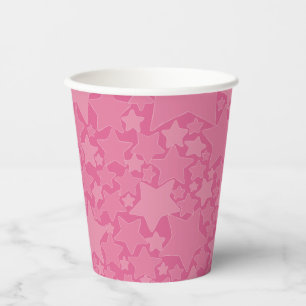 Stars, Stars, Stars - Pink Paper Cups