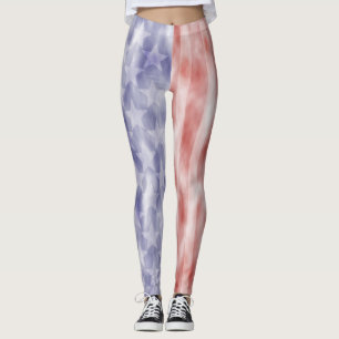 Stars & Stripes American Flag Leggings