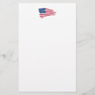Stars & Stripes American Pride Stationery