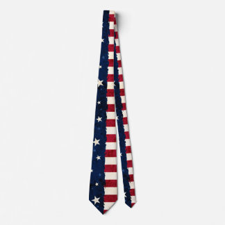 Stars & Stripes Americana Style USA Flag Patriotic Tie