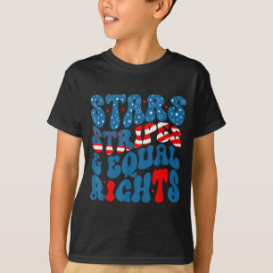 Stars stripes and equal rights 4th of july women's T-Shirt