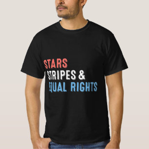 Stars Stripes And Equal Rights 4th Of July Women's T-Shirt