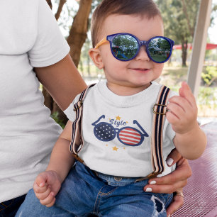 Stars Stripes Art Baby T-Shirt