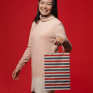 Stars Stripes Art Large Gift Bag