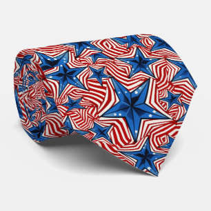 Stars & Stripes Bold Pattern Tie