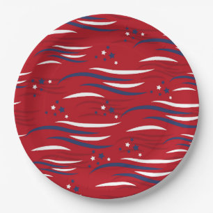 Stars & Stripes Celebration Paper Plate