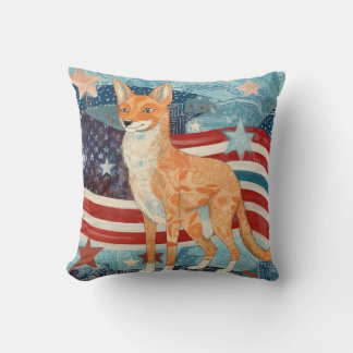 Stars & Stripes Coyote Cushion