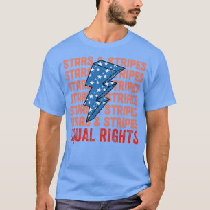 Stars stripes equal rights Pro Choice Feminist Gif T-Shirt