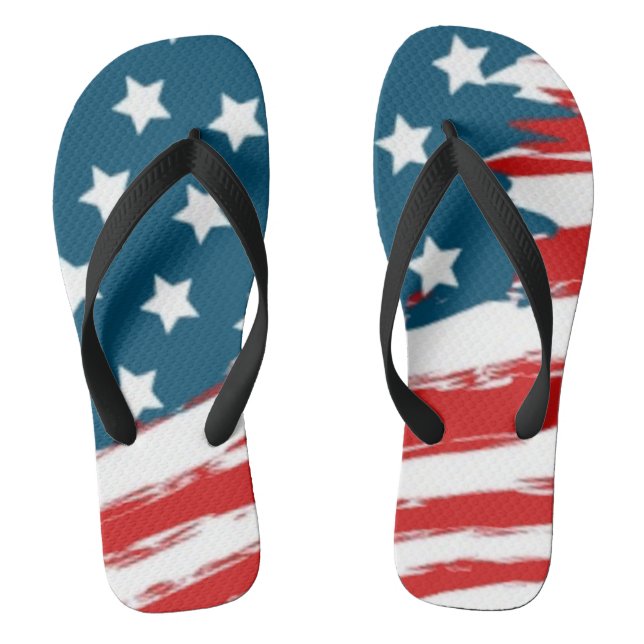 Stars & Stripes Flip Flops (Footbed)