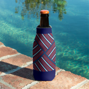 Stars & Stripes Patterned Can Cooler