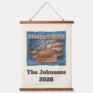 Stars & Stripes - Personalized Wall Tapestry