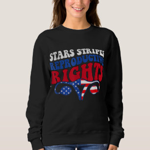 Stars Stripes Reproductive Rights American Flag 4t Sweatshirt