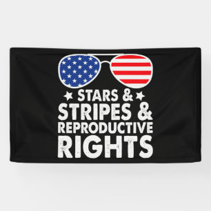 Stars Stripes Reproductive Rights Banner