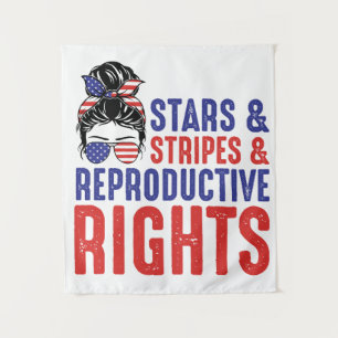 Stars Stripes Reproductive Rights Tapestry