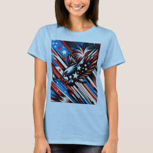Stars & Stripes Soar The American Eagle T-Shirt