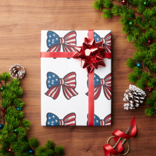 🎁 Stars, Stripes & Surprises! 🇺🇸✨ Wrapping Paper