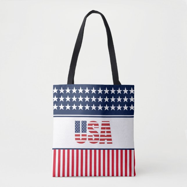 Stars & Stripes Tote Bag (Front)