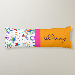 Stars Tattoos coloured + your ideas Body Cushion