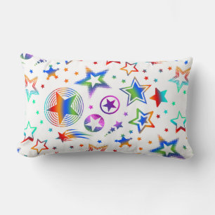 Stars Tattoos coloured + your ideas Lumbar Cushion
