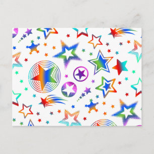 Stars Tattoos coloured + your ideas Postcard