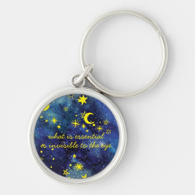 STARS the little prince QUOTE Key Ring (Front)