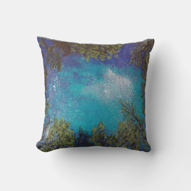 Stars through the trees -  pillow (Front)