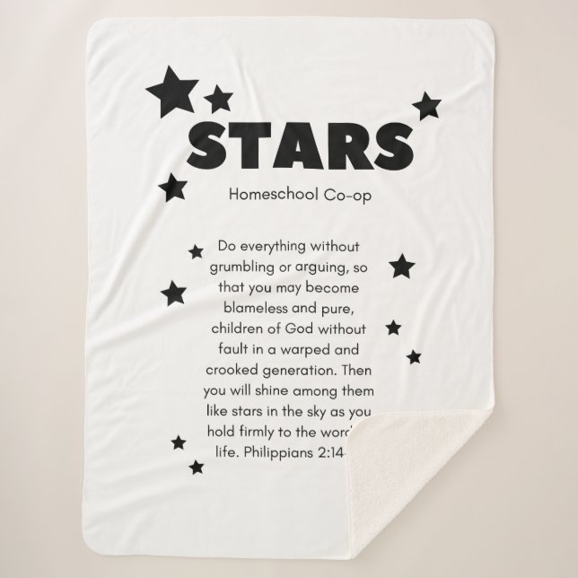 STARS Throw Blanket (Front)