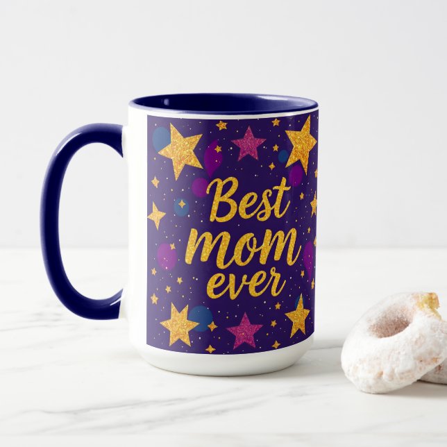 Stars Trendy Luxury Gift Collection Mug (With Donut)