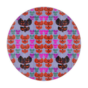 Stars Tulips Cutting Board