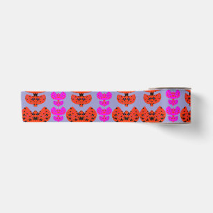 Stars Tulips Satin Ribbon