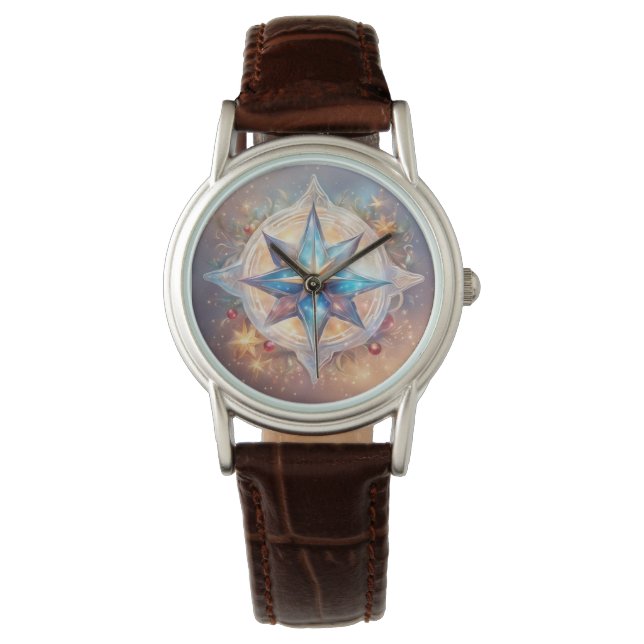stars water-colored pastel paintings watch (Front)