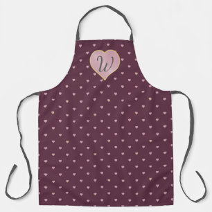 Stars Within Hearts on Port All-Over Print Apron