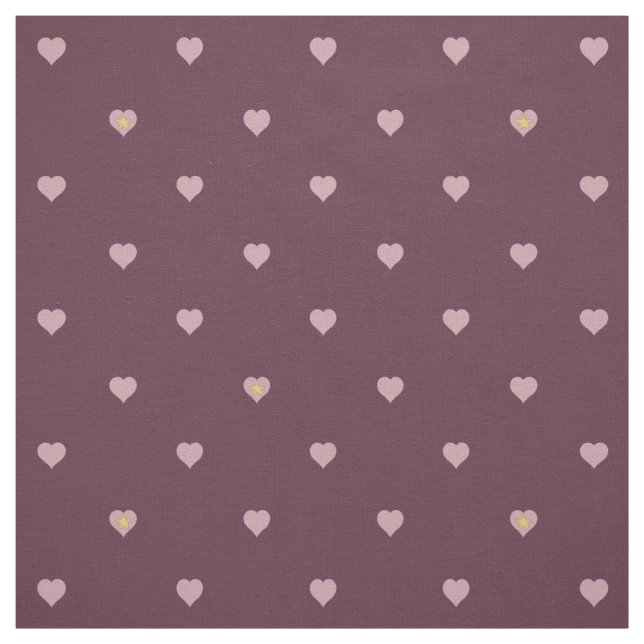 Stars Within Hearts on Port Fabric (Swatch)